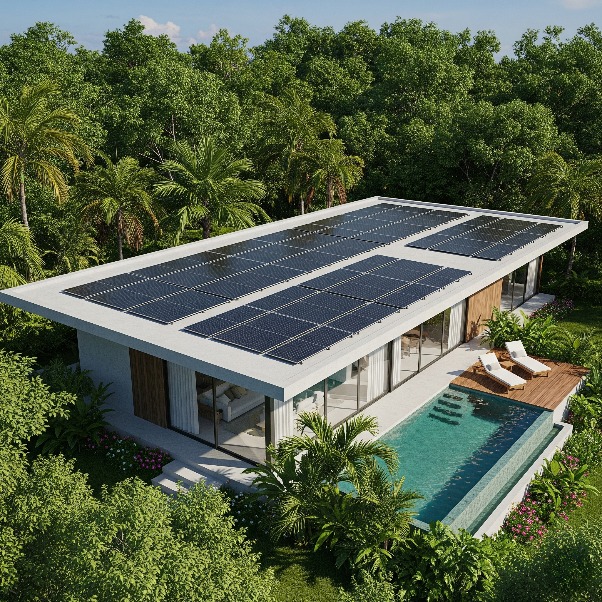 Paneles solares residenciales