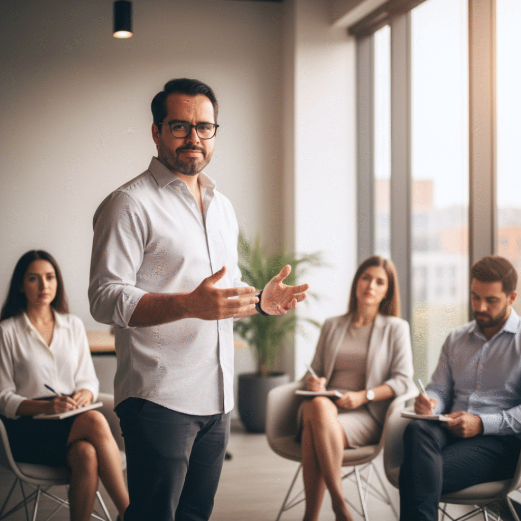 diego charla oficina